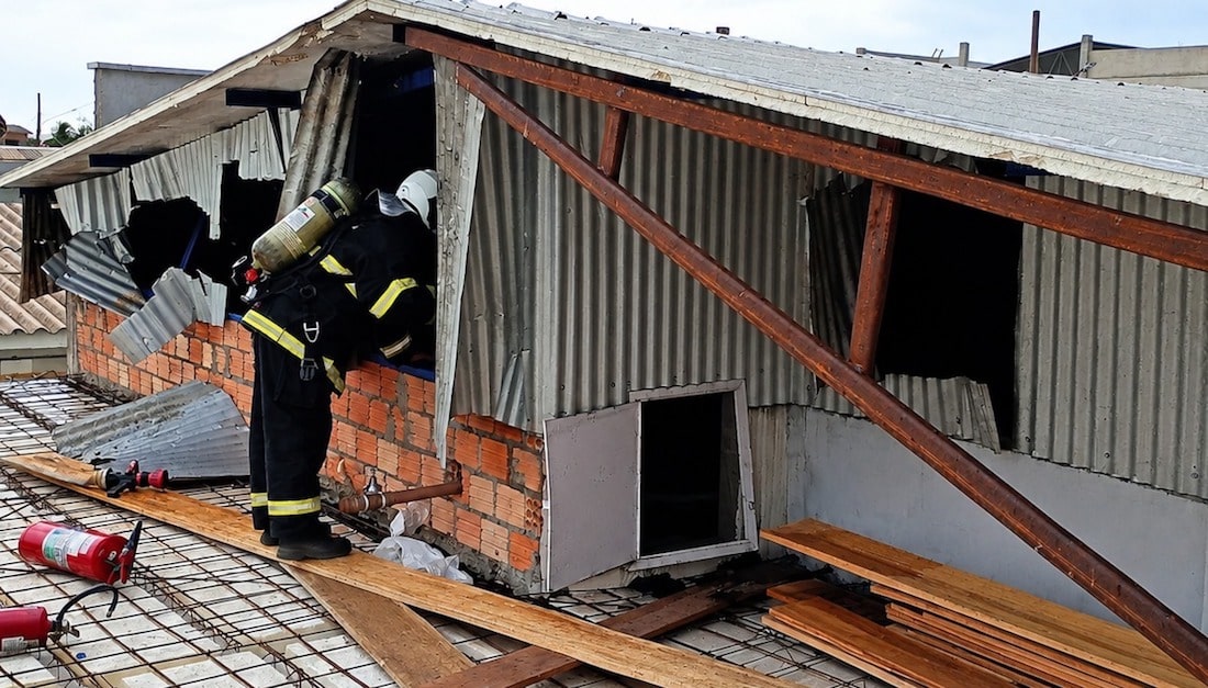 Incêndio atinge ala de hospital em Guarantã e mobiliza bombeiros