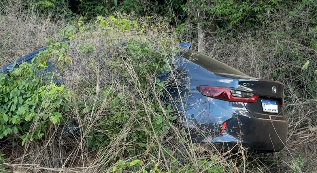 Sorriso: drone da PM encontra carro roubado de mulher sequestrada