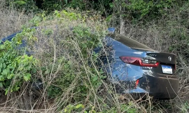 Sorriso: drone da PM encontra carro roubado de mulher sequestrada